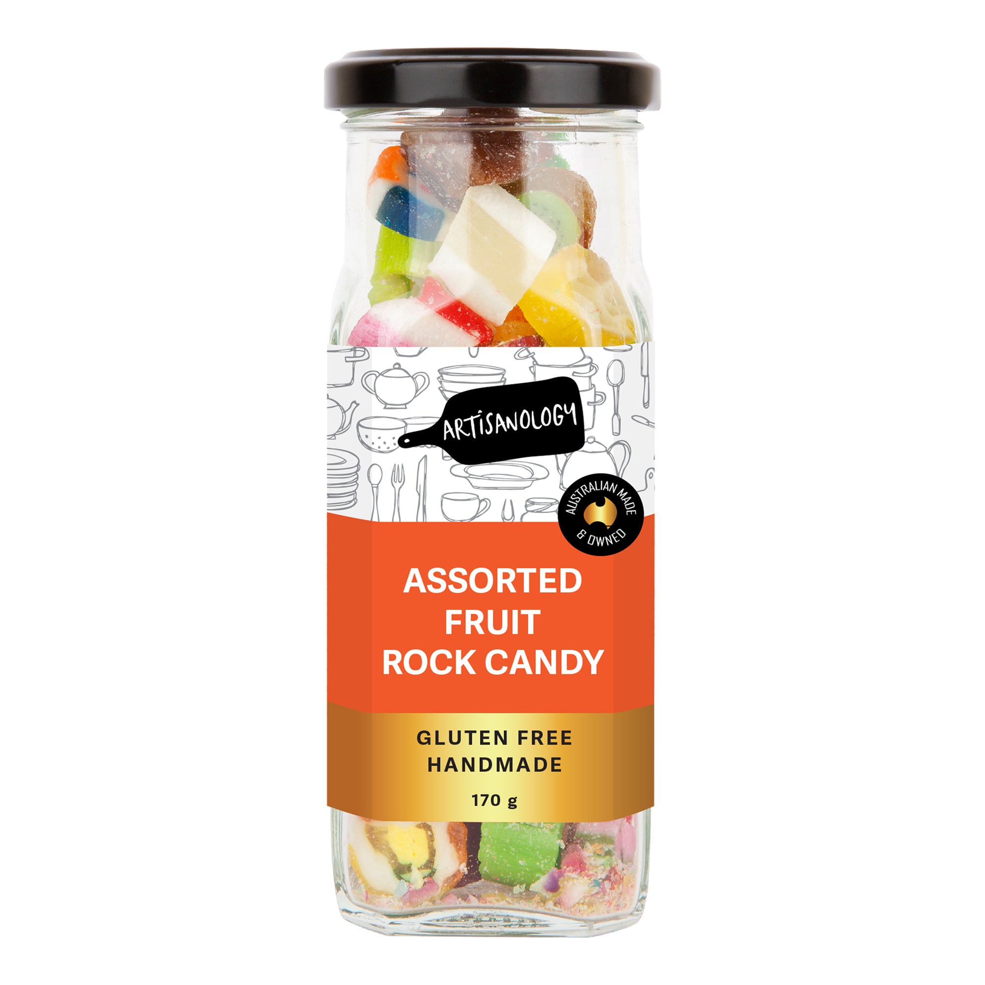 Delicious Rocks Assorted Fruit Rock Candy – Artisanology